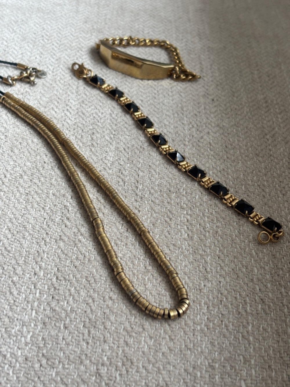 Madewell Jewelry Bundle Necklace 2 Bracelets Fashion - Picture 4 of 5